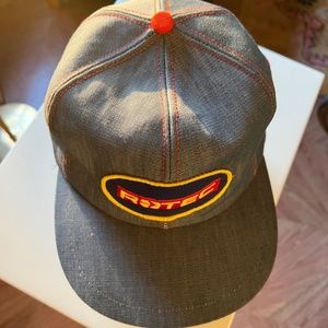 Vintage Denim Rotec Concrete Construction Snapback Trucker Hat K Products USA